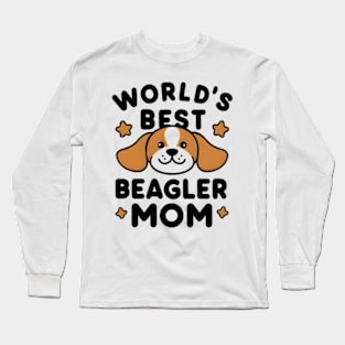 World's Greatest Beagle Mom Funny Dog Mama Pet Lover Long Sleeve T-Shirt